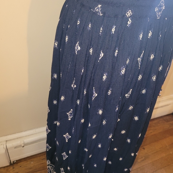 Vintage Take 2 navy skirt size m - Picture 2 of 3